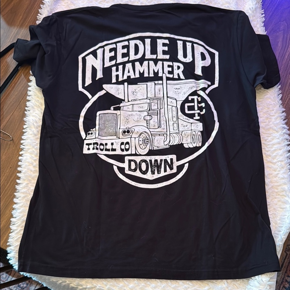 Needle up Hammer down